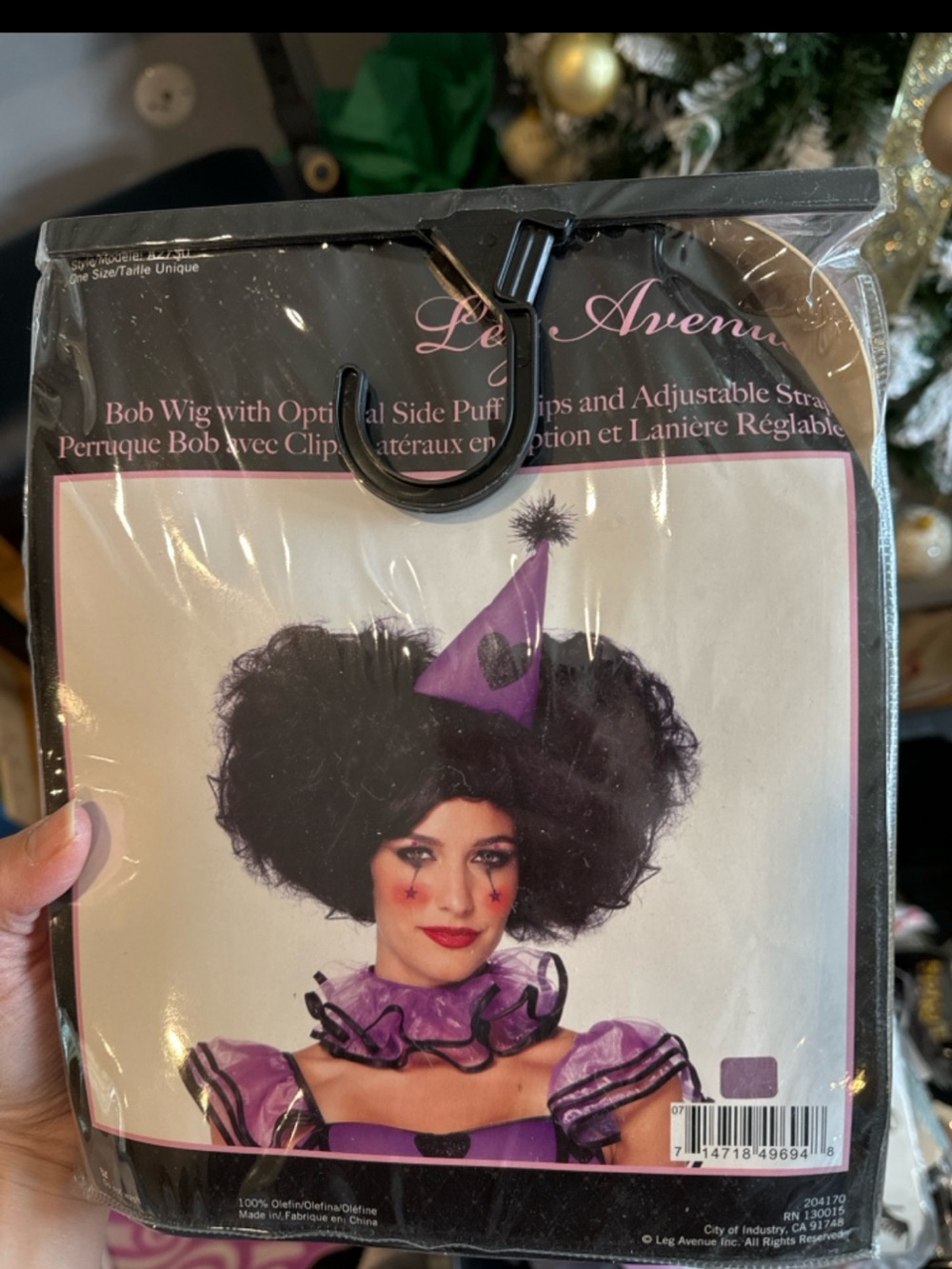 Leg Avenue Black Bob Wig